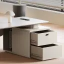 Elegant Light Luxury Office Desk — Simple Modern Design for Professional Home Office thumbnail 13
