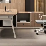 Luxury L-shaped executive desk suitable for high-end office interiors - Maoters thumbnail 10