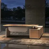 Adjustable Electric Standing Desk with Side Storage – Simple Modern Office Furniture thumbnail 3