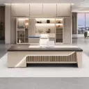 Elegant Luxurious Office Manager Desk thumbnail 3