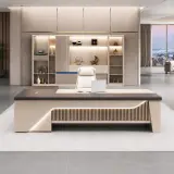Elegant Luxurious Office Manager Desk thumbnail 3