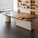 Premium Electric Height Adjustable Desk – Light Luxury Office Desk with Advanced Lift System thumbnail 3