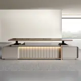 Electric Height Adjustable Executive Desk thumbnail 3