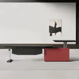 Minimalist Modern Adjustable Executive Desk thumbnail 3