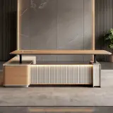 Luxury Electric Adjustable Executive Desk thumbnail 3