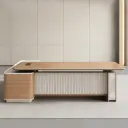 Modern Electric Height Adjustable Executive Office Desk thumbnail 3