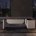 Modern Electric Adjustable Executive Desk thumbnail 3