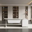 Luxury Modern Executive Desk for Corporate Offices and Home Office Workspaces - Maoters thumbnail 3
