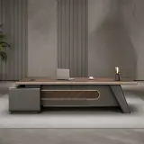Modern Luxury Executive Reception Desk for Corporate Office Lobbies – Maoters thumbnail 3