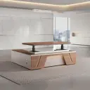 Luxury Executive Electric Lift Desk thumbnail 1