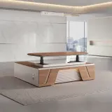 Luxury Executive Electric Lift Desk thumbnail 1