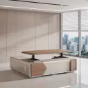 Office Premium Wood Executive Desk - Maoters thumbnail 1