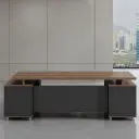 Modern L-Shaped Manager Executive Desk - Maoters thumbnail 3