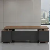 Modern L-Shaped Manager Executive Desk - Maoters thumbnail 3