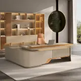 Modern Executive Desk Luxury Office Workstation thumbnail 2