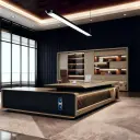 Executive Desk Modern Office Furniture Luxury thumbnail 2