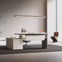 Beige Electric Standing Desk with Smart Dual Motor thumbnail 2