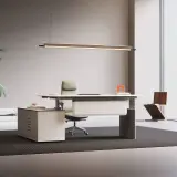Beige Electric Standing Desk with Smart Dual Motor thumbnail 2