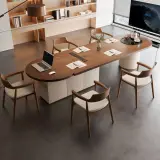 Premium Electric Height Adjustable Desk – Light Luxury Office Desk with Advanced Lift System thumbnail 2