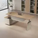 Quiet Electric Lift Desk for President and Manager Office thumbnail 2