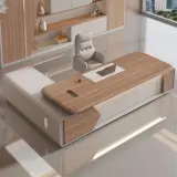 Office Premium Wood Executive Desk - Maoters thumbnail 2
