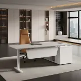 Luxury Modern Executive Desk for Corporate Offices and Home Office Workspaces - Maoters thumbnail 2
