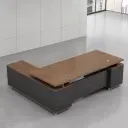 Modern L-Shaped Manager Executive Desk - Maoters thumbnail 4