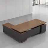 Modern L-Shaped Manager Executive Desk - Maoters thumbnail 4