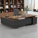Modern L-Shaped Manager Executive Desk - Maoters thumbnail 2