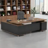 Modern L-Shaped Manager Executive Desk - Maoters thumbnail 2