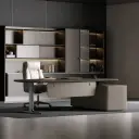 Modern Sit-Stand Executive Desk for Offices – Maoters thumbnail 2