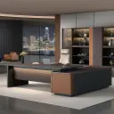 Luxury Modern Executive Desk with Simple Design thumbnail 2