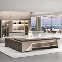 Elegant Luxurious Office Manager Desk thumbnail 2