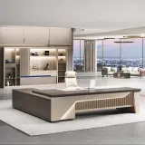 Elegant Luxurious Office Manager Desk thumbnail 2