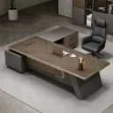 Modern Luxury Executive Reception Desk for Corporate Office Lobbies – Maoters thumbnail 2