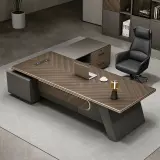 Modern Luxury Executive Reception Desk for Corporate Office Lobbies – Maoters thumbnail 2