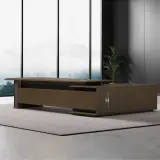 Modern L-Shaped Executive Desk for Executive Offices – Maoters thumbnail 1