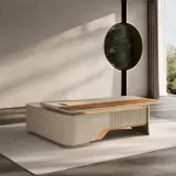 Modern Executive Desk Luxury Office Workstation thumbnail 1