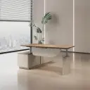 Quiet Electric Lift Desk for President and Manager Office thumbnail 1