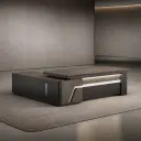 Simple Modern President Desk – Large & Elegant thumbnail 1