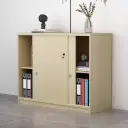 Minimalist Office Lockable Credenza - Maoters thumbnail 1