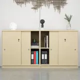 Minimalist Office Lockable Credenza - Maoters thumbnail 2