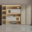 Asymmetric Grid File Cabinet for Workplace - Maoters thumbnail 2
