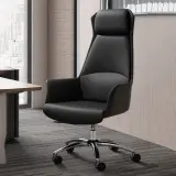 Ergonomic Swivel Leather Executive Chair thumbnail 2