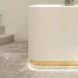 Soft Rounded Modern Reception Counter - Maoters thumbnail 11