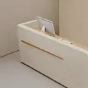 Modern Office Lobby Curved Reception Desk – Maoters thumbnail 9