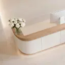 Wabi-sabi Style Solid Wood Cashier Counter thumbnail 9