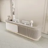 Soft Curved Multi Workstation Reception Counter - Maoters thumbnail 3