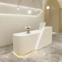 Soft Rounded Modern Reception Counter - Maoters thumbnail 3