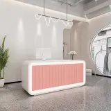 Curved Boutique Reception Counter - Maoters thumbnail 3